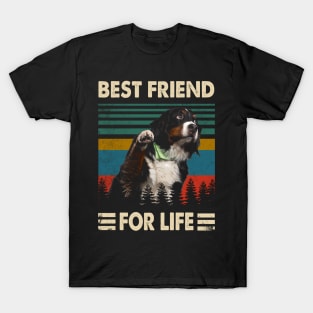 Best Friends For Life Bernese Tee for Canine Admirers T-Shirt